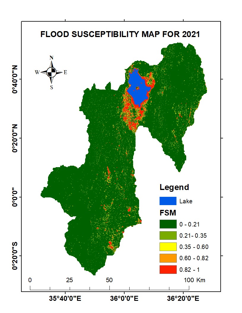 Flood Susceptibility SVM 2021